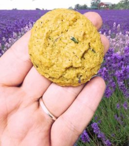 Cornmeal Lavender Bites | Grateful Grahams